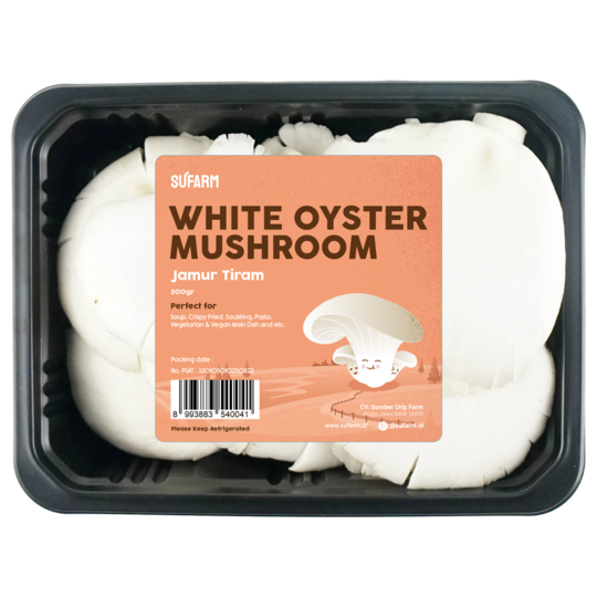 

White Oyster Mushroom Jamur Tiram Putih