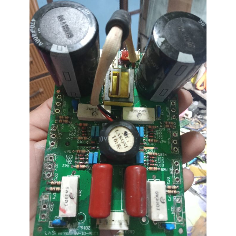 pcb atas las lakoni 120e tanpa mosfet