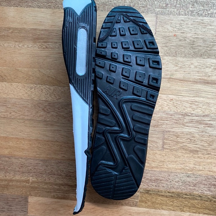 KODE F7T Outsole Airmax 9 Mirror BlackWhite