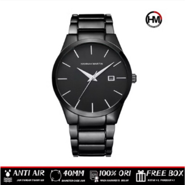 Jam tangan HANNAH MARTIN Analog Pria murah Berkualitas