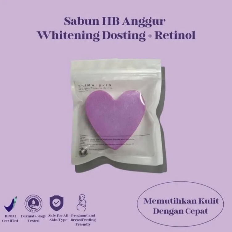 Hot Quality  READY Sabun Dosting Anggur Dosting  Retinol Shimai Skin  Sabun Love Shimai Skin  Sabun 