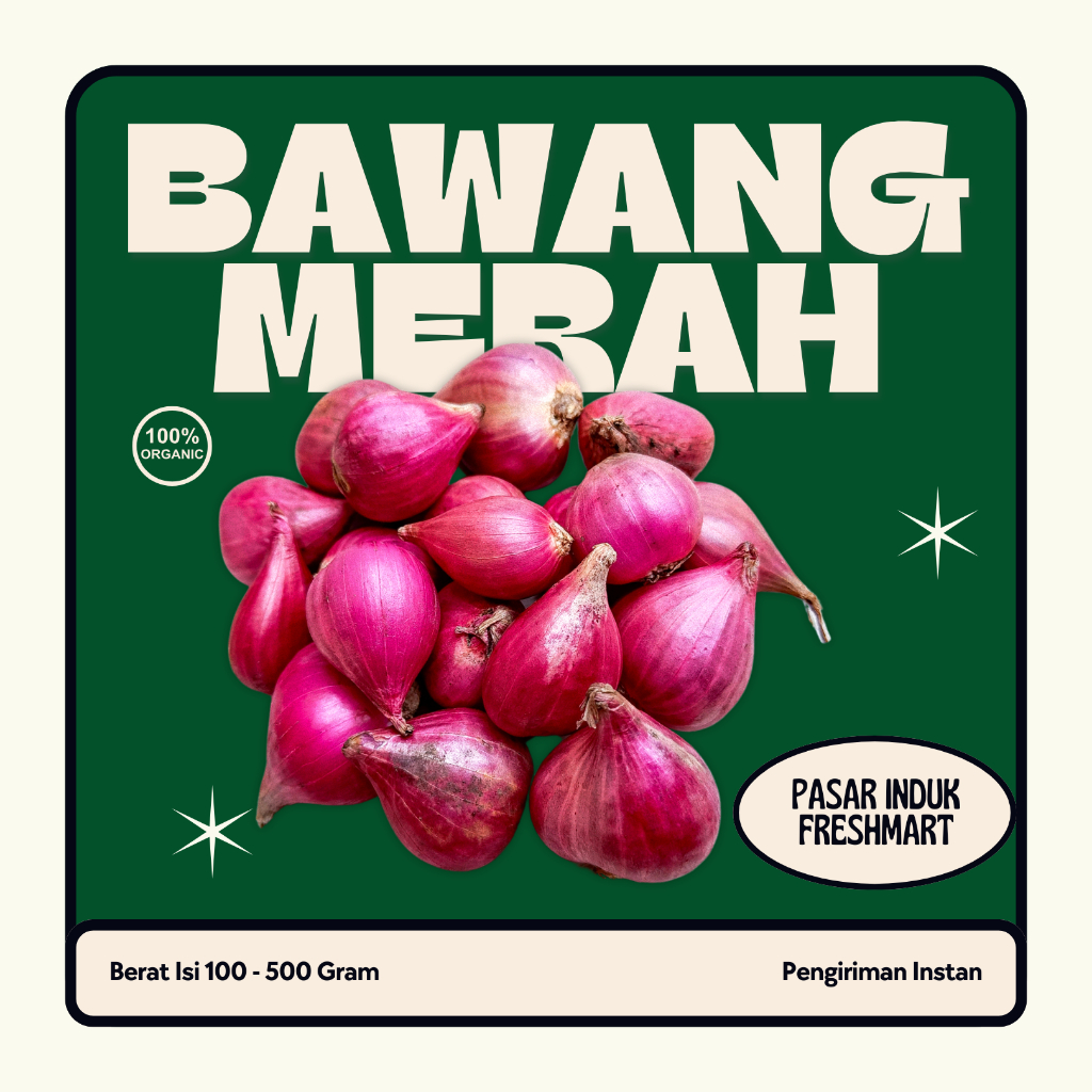 

BAWANG MERAH I TERJAMIN DARI PASAR INDUK FRESHMART
