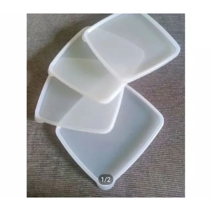 Tupperware tutup small/medium square jadul rendom original