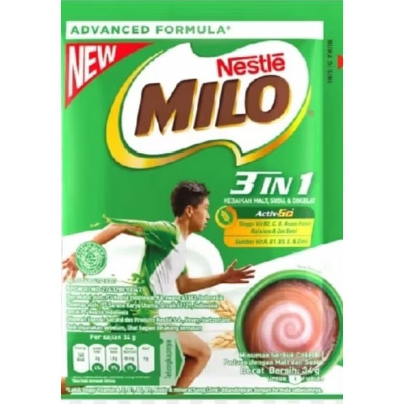 

MILO 3in1 SACHET 34G/RENCENG