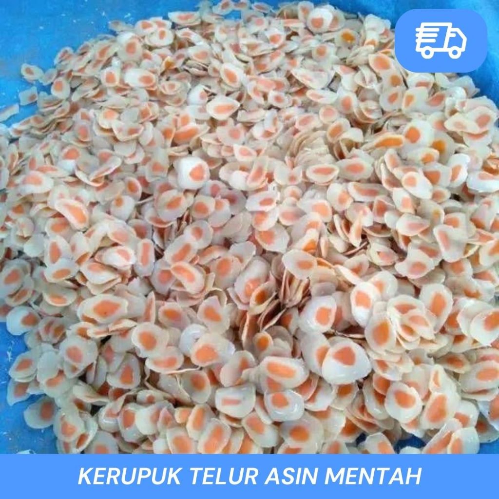 

Kerupuk Telur Asin Yogyakarta - Kerupuk Telur Asin Mentah - 100 Gram - Yogies - Kerupuk Enak - Kerupuk Telur Asin Asli