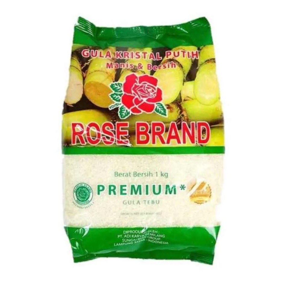 

Gula Pasir Rose Brand 1 kg (repack) untuk bahan kue atau masakan Rosebrand