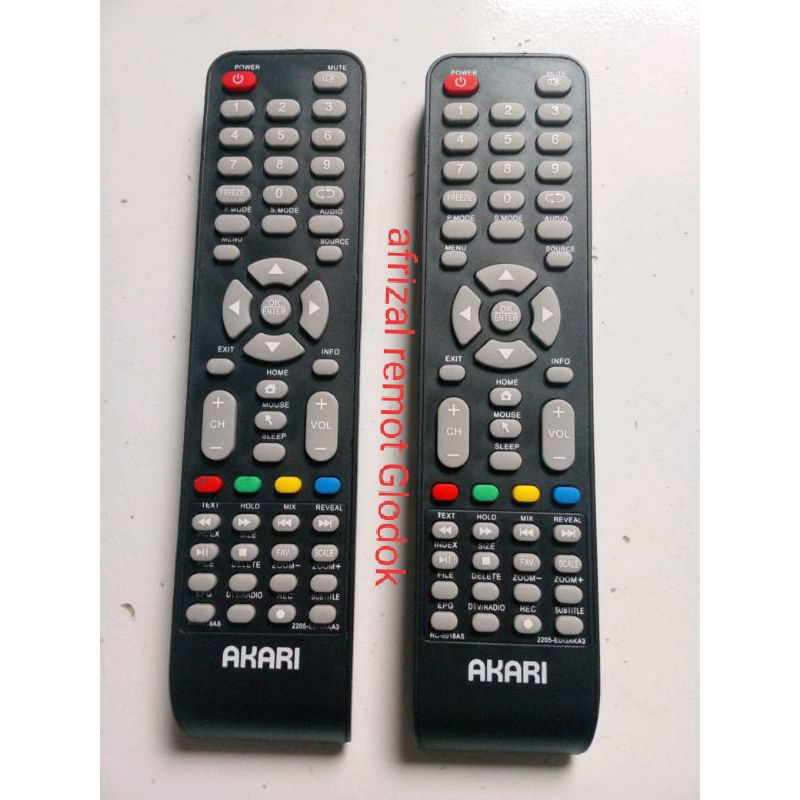 Remote TV LED LCD Smart Akari RC 9918AS RC 9920AS AT-5432SAT-5542S-2205