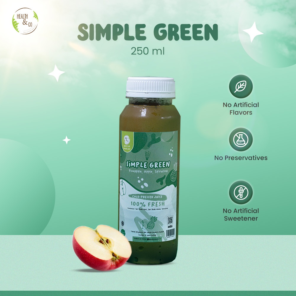 

Health & Co - Simple Green Drink - Minuman Sehat - 250ML