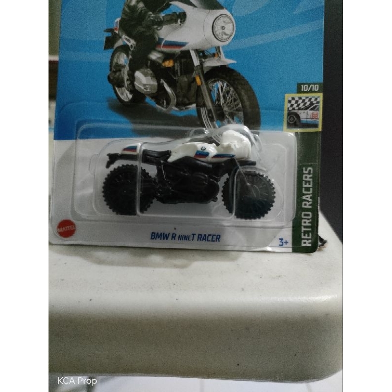 Hot Wheels BMW R nineT Racer White Retro Racers
