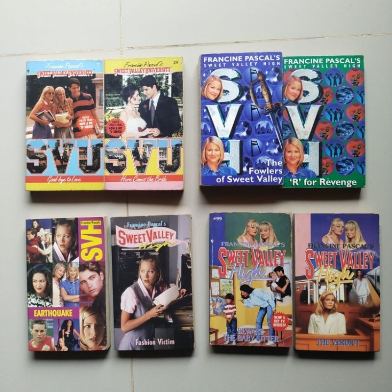 Variasi Novel SWEET VALLEY HIGH; Good-bye to Love, Here Comes the Bride, The Fowlers of Sweet Valley