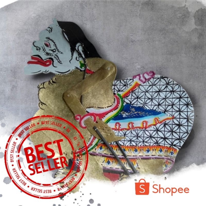 Wayang Kulit Asli Standar Dalang Semar Emas Semar Ireng Murah