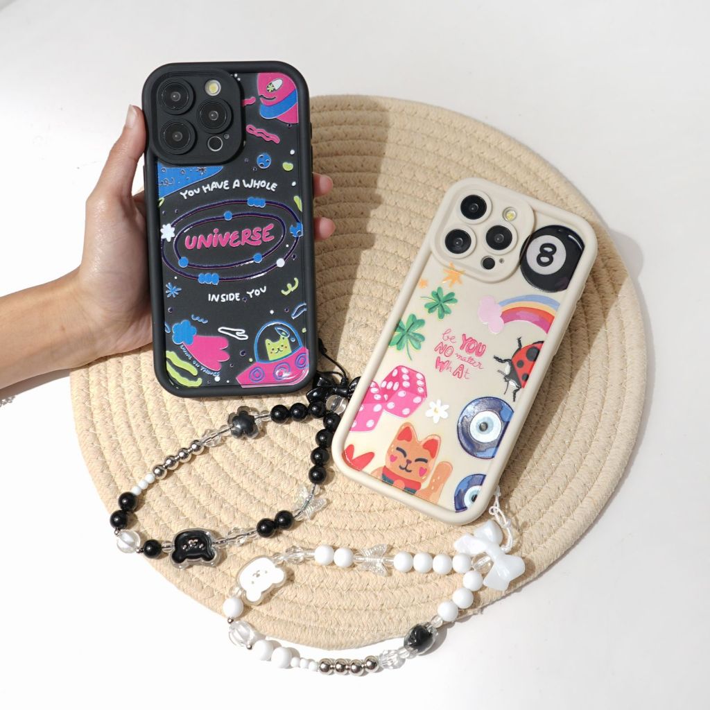 Softcase Macaroon Motif Vivo Y100  Softcase bening Vivo Y100 case bening motif Vivo Y100  Softcase b