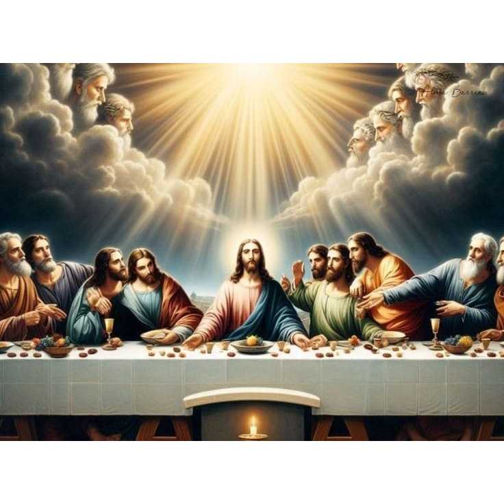 Diamond Painting 5D Full Drill Jumbo 50x70 Yesus