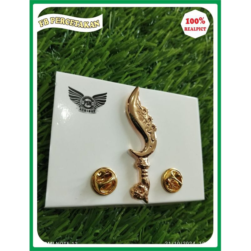 WING KUJANG / PIN KUJANG MOTIF GOLD PENGAIT KUPU-KUPU