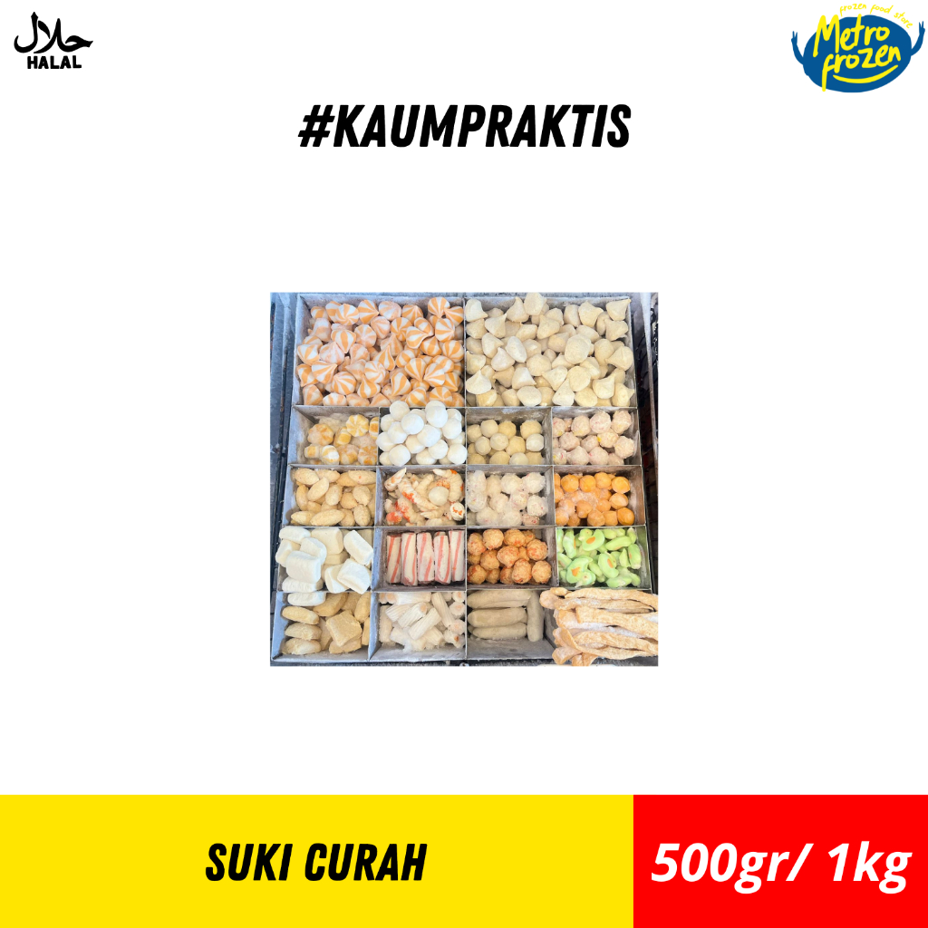

SUKI CURAH/SEAFOOD CURAH 500GR & 1KG