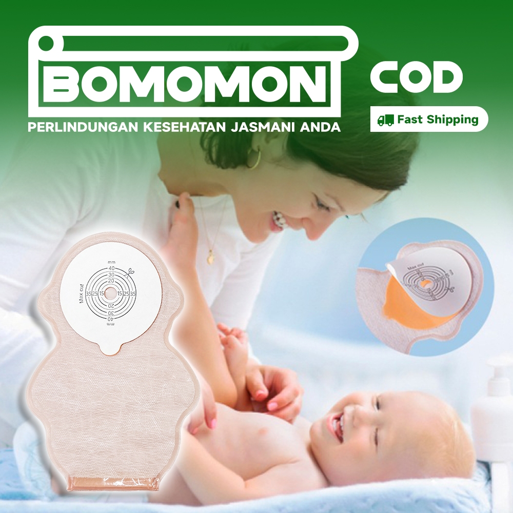 10Pcs Colostomy Bag Tas Ostomi Bayi Colostomy Bag Colostomy Bag Anak Kantong Kolostomi Bayi Kantong 