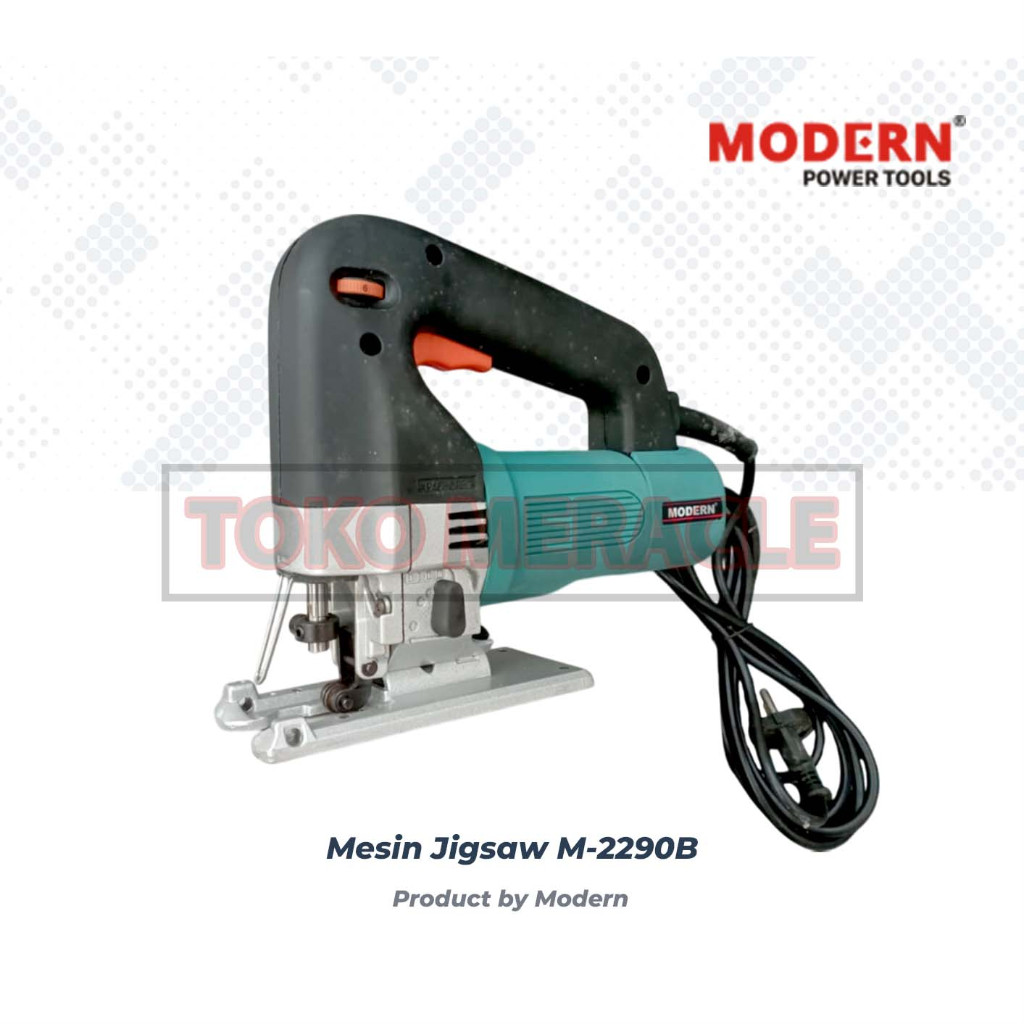 [M-2290B] Modern M2290B JIgsaw - Mesin Potong Kayu Triplek Variable Speed 600watt
