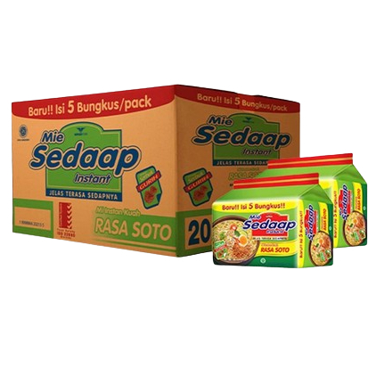 

Mie Sedaap Soto Kemasan Bundle 1 Dus Isi 8 Pack x 5 pcs