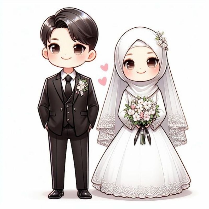 

Wedding sticker untuk hiasan mahar scrapbook notebook 7 x 9 cm