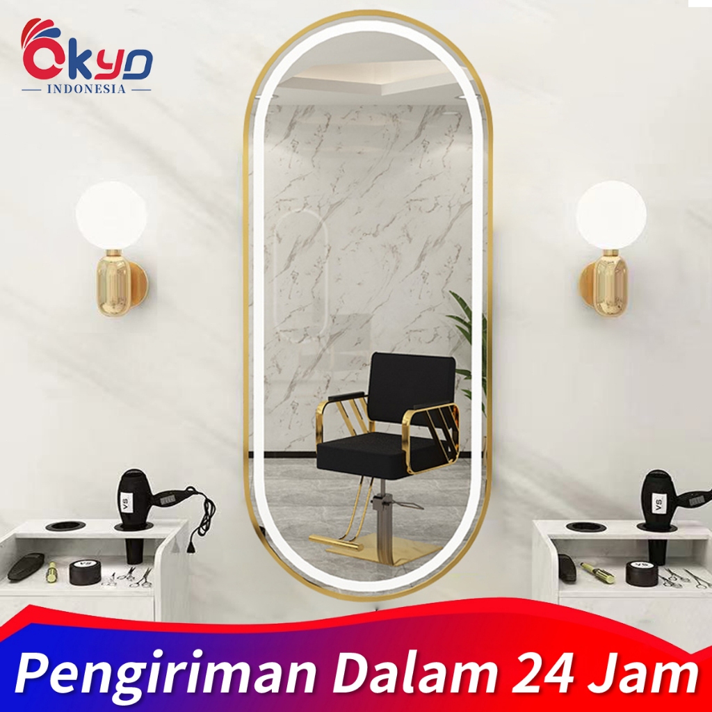 Cermin kecantikan rias / Cermin Full Body / Cermin LED Touchscreen / pangkas toko penggunaan Cermin 