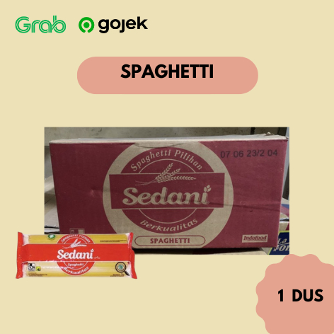 Mie Spaghetti Sedani 1kg - 10 Pcs (1 Dus)