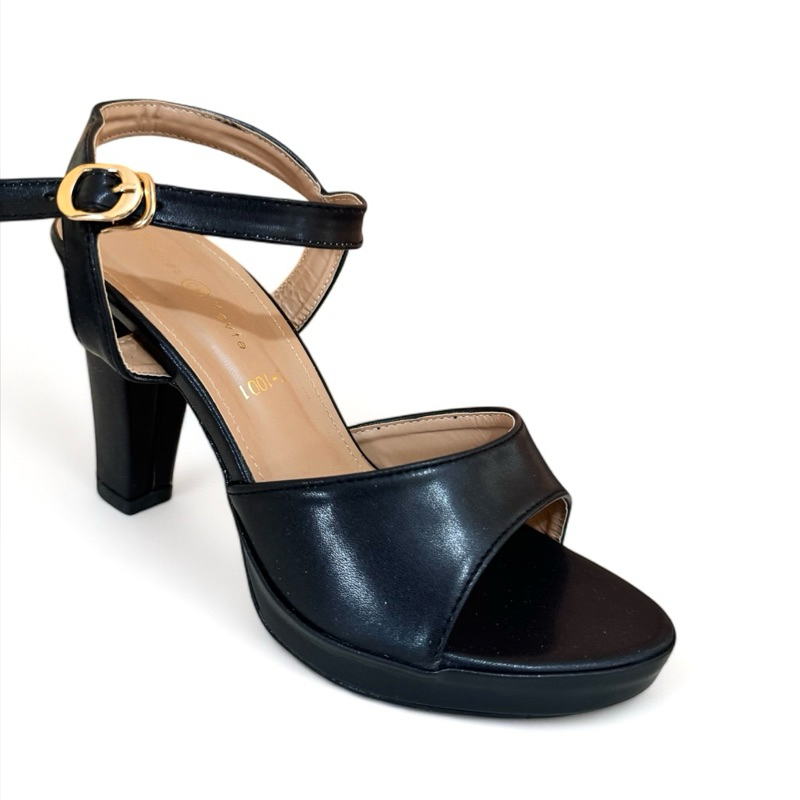 SOFIYA 1220-3 - BELLA HIGH HEELS WANITA SLOP POLOS TINGGI 9cm DOFF GLOSSY