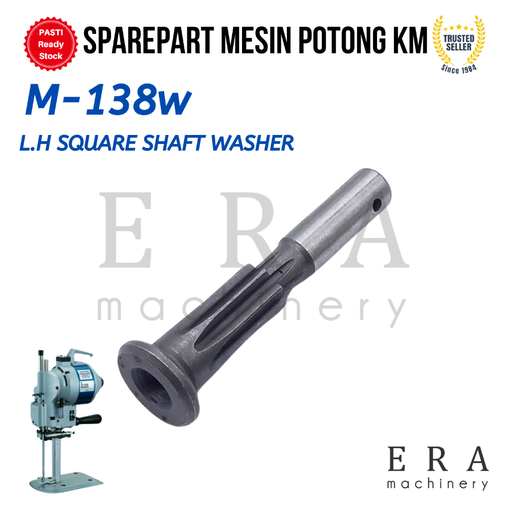 M138w L.h square Shaft Washer Mesin Kain Potong KM M-138w