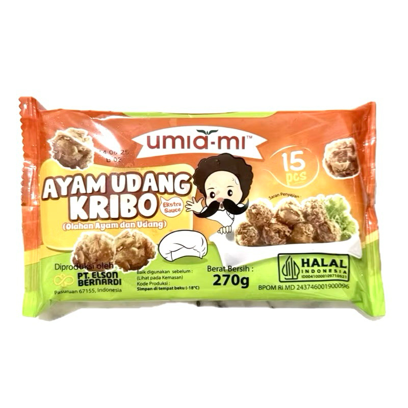 

Umiami Bakso Ayam Udang Kribo 270g