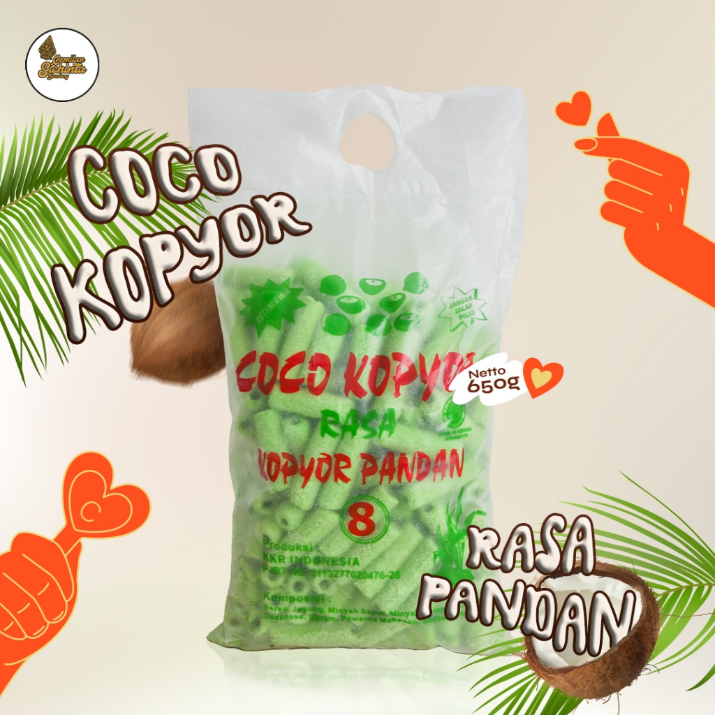 

650gr - Coco Kopyor Cemilan Sichinta (dapat 1bal)