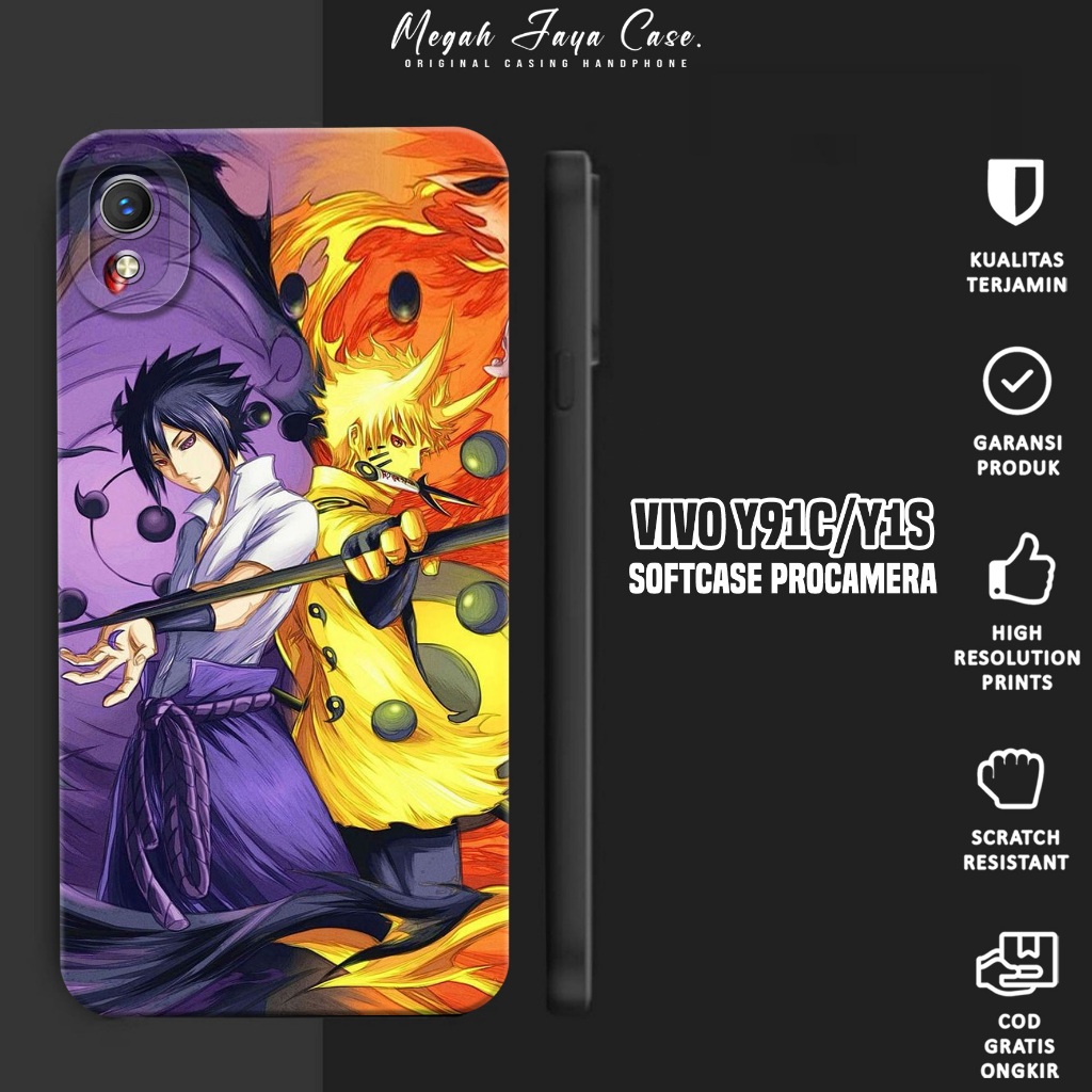 Softcase Hp VIVO Y91C / VIVO Y1S - Case VIVO Y1S / VIVO Y91C Motif Anime NRT - Silikon Hp VIVO Y91C 