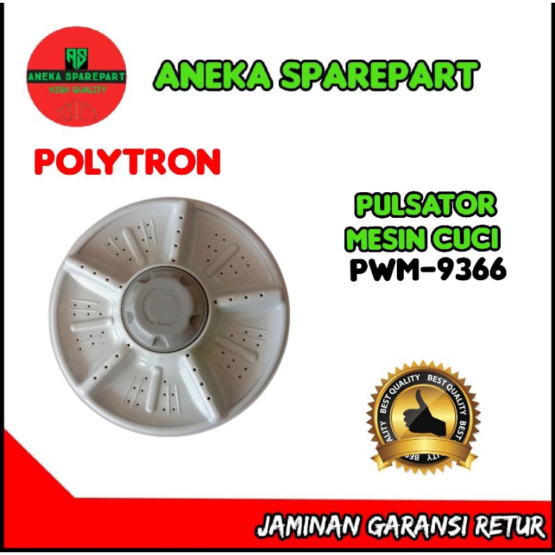 pulsator mesin cuci polytron  pwm-9366 pwm9366