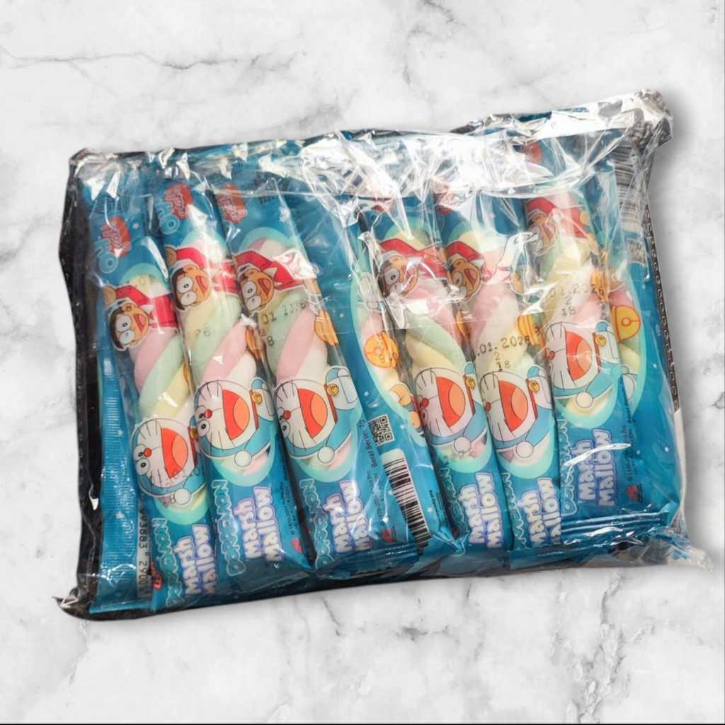 

Doraemon Marshmallow Kepang 1 pack isi 20pcs