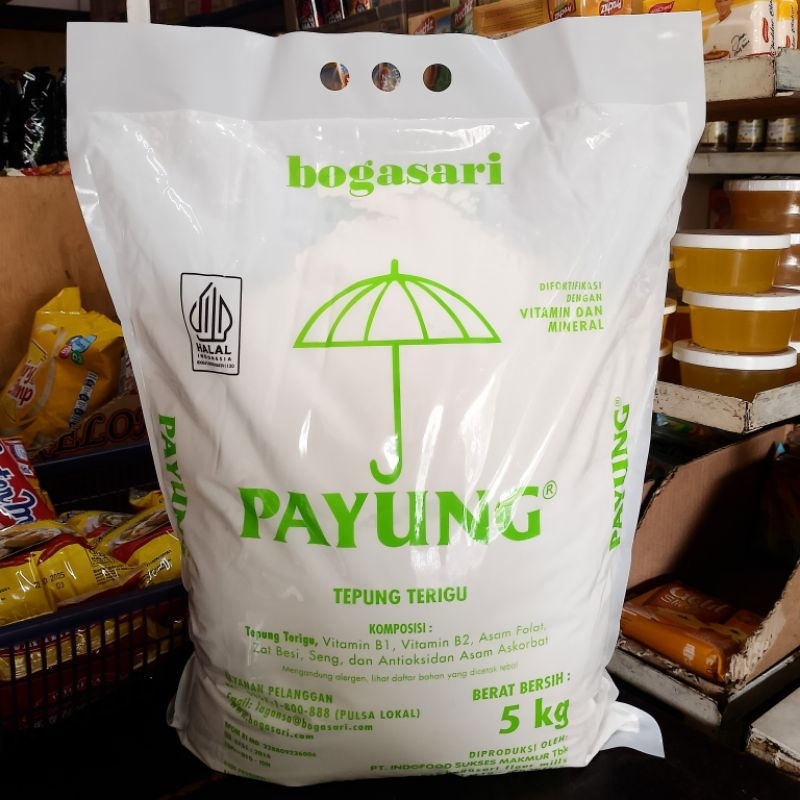 

Bogasari Tepung Terigu Cap Payung 5 Kg