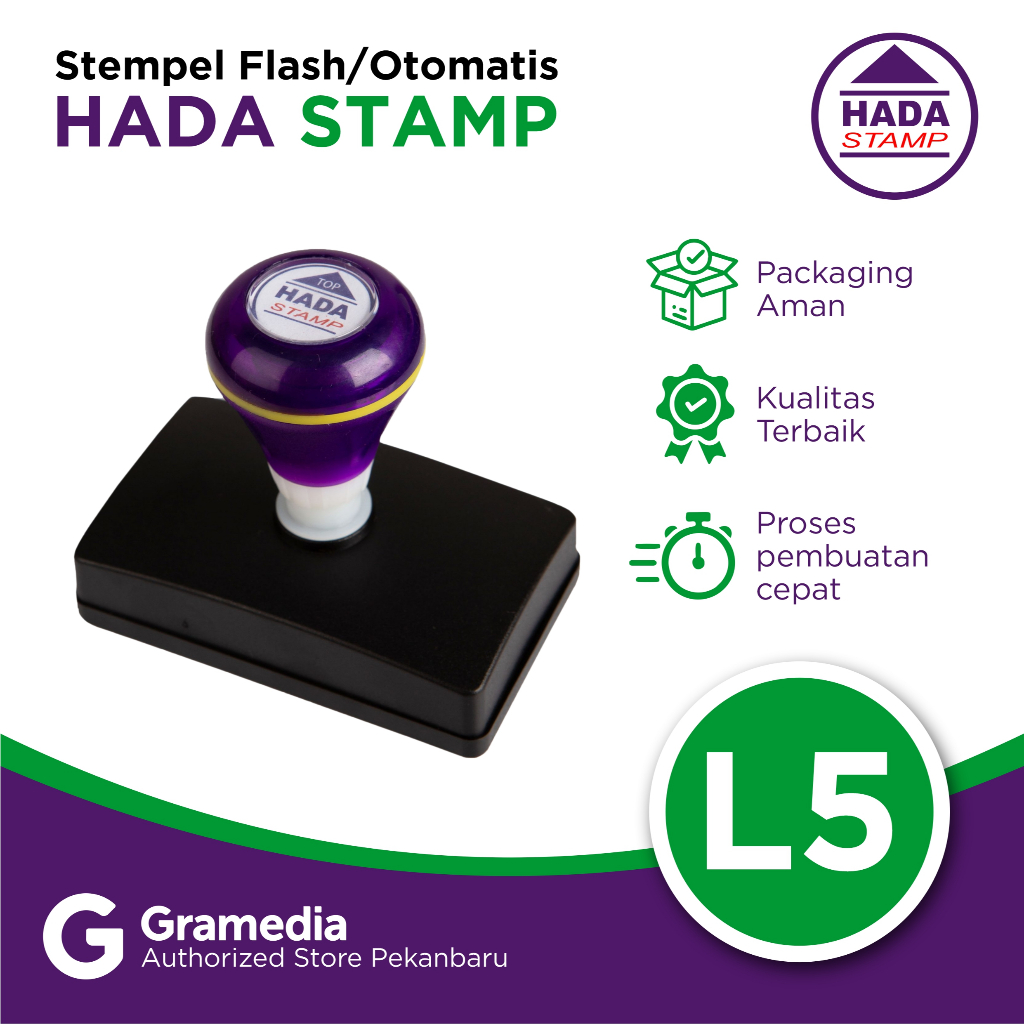 

Gramedia - Stempel Flash/ Otomastis Hada Stamp L5