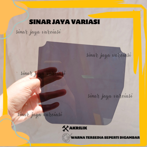 COVER BAGASI MIO SPORTY MIO SMILE MIO SOUL BAHAN AKRILIK TEBAL 5MM TUTUP BAGASI MOTOR YAMAHA MIO