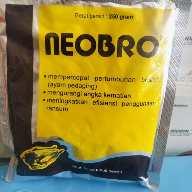 NEOBRO 250 gram mempercepat pertumbuhan Unggas