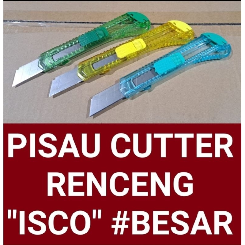 

Isco Pisau Cutter Murah / Cutter Kertas Murah