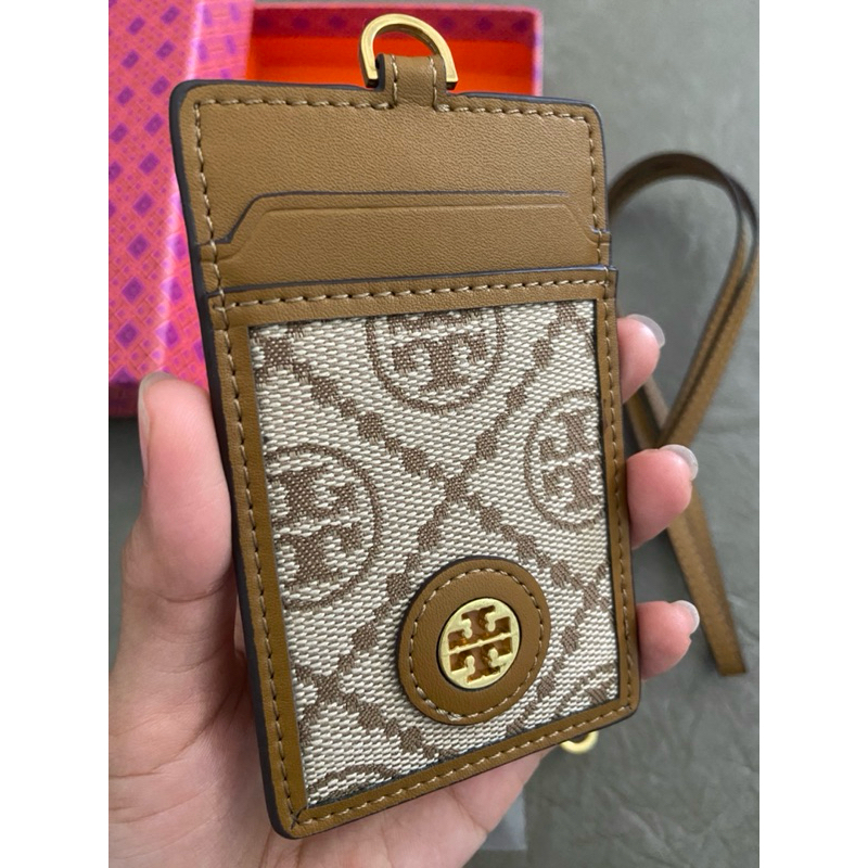 

Original Preloved Lanyard Tory Burch Monogram Brown Like New