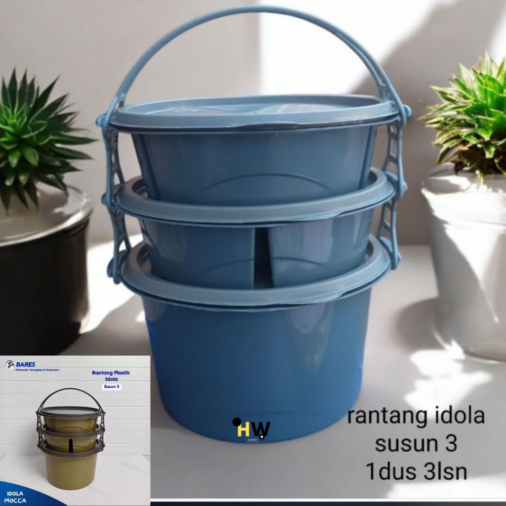 Rantang Plastik / Rantang Hajatan Murah / Rantang Susun / Rantang Piknik Bpa Free