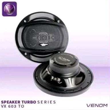 Speaker Coaxial Venom Turbo VX 603 TO - Venom Turbo Coaxial VX 603 TO - Coaxial Venom Turbo VX 603 T