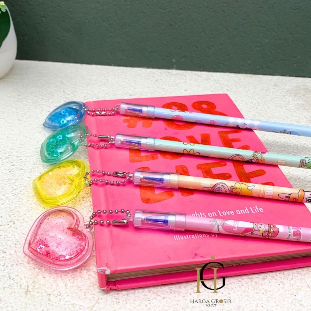 

1 PCS PULPEN GANTUNGAN HATI GLITTER LABUBU BISA DIHAPUS ALAT TULIS SEKOLAH DAN KANTOR CUTE MURAH