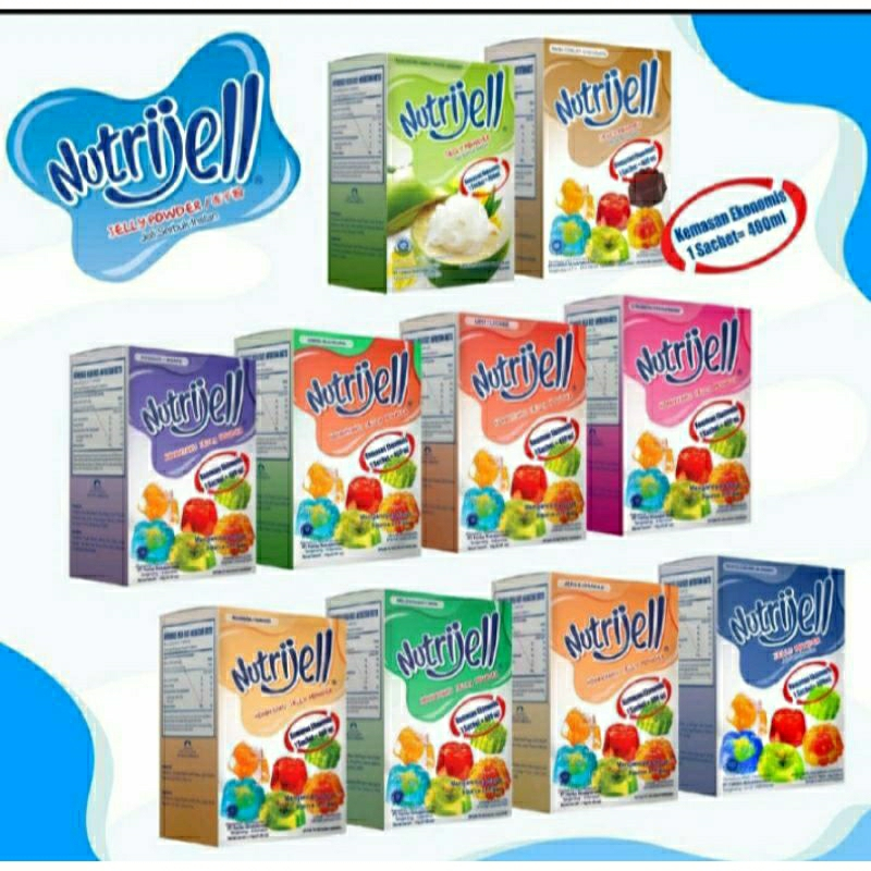 

Nutrijell Jelly Box Ekonomis isi 12 Nutrijel Jeli All Varian Puding