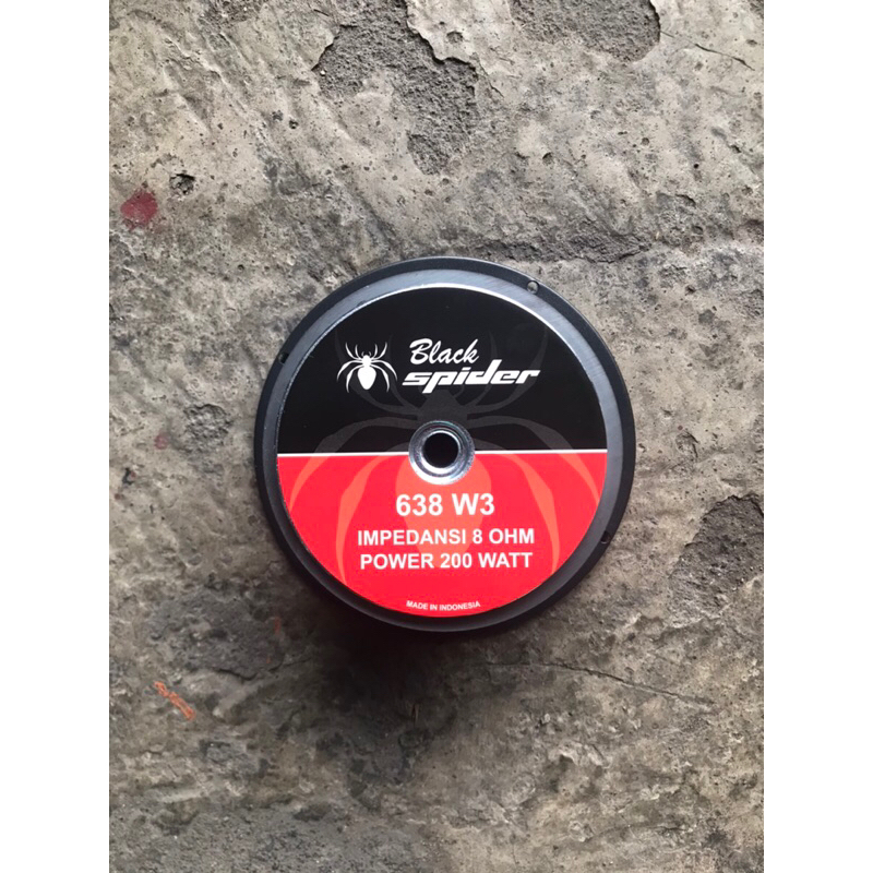 speaker 6 inch black spider 638 W3