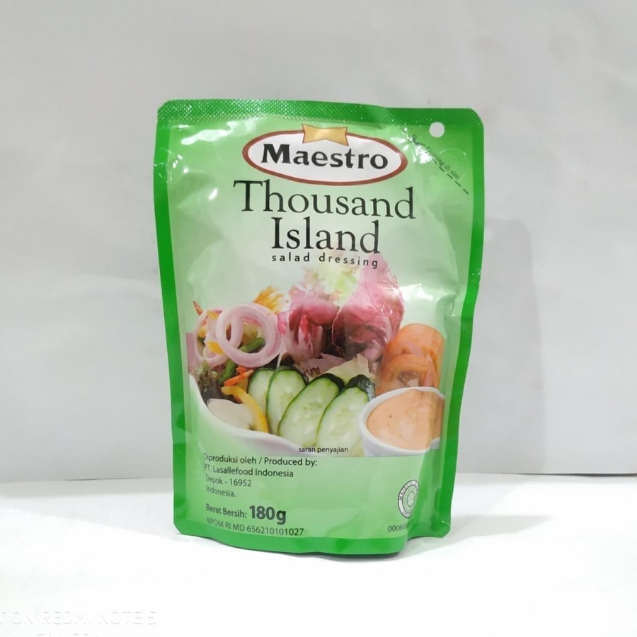 

Mayo maestro thousand island mayonnaise 180 gram salad dressing