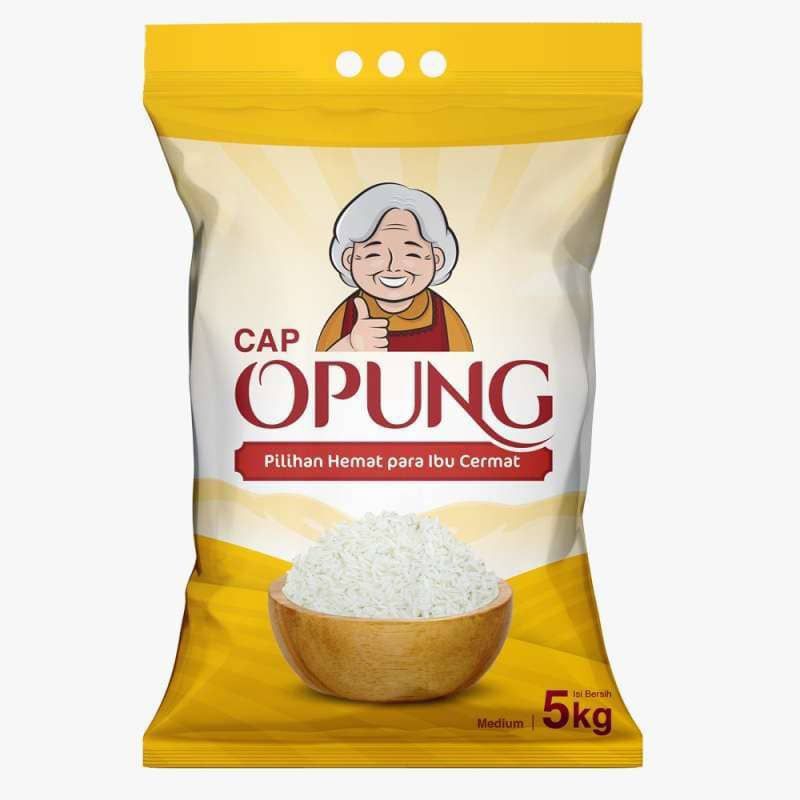 

(Instant) beras cap Opung 5 kg premium