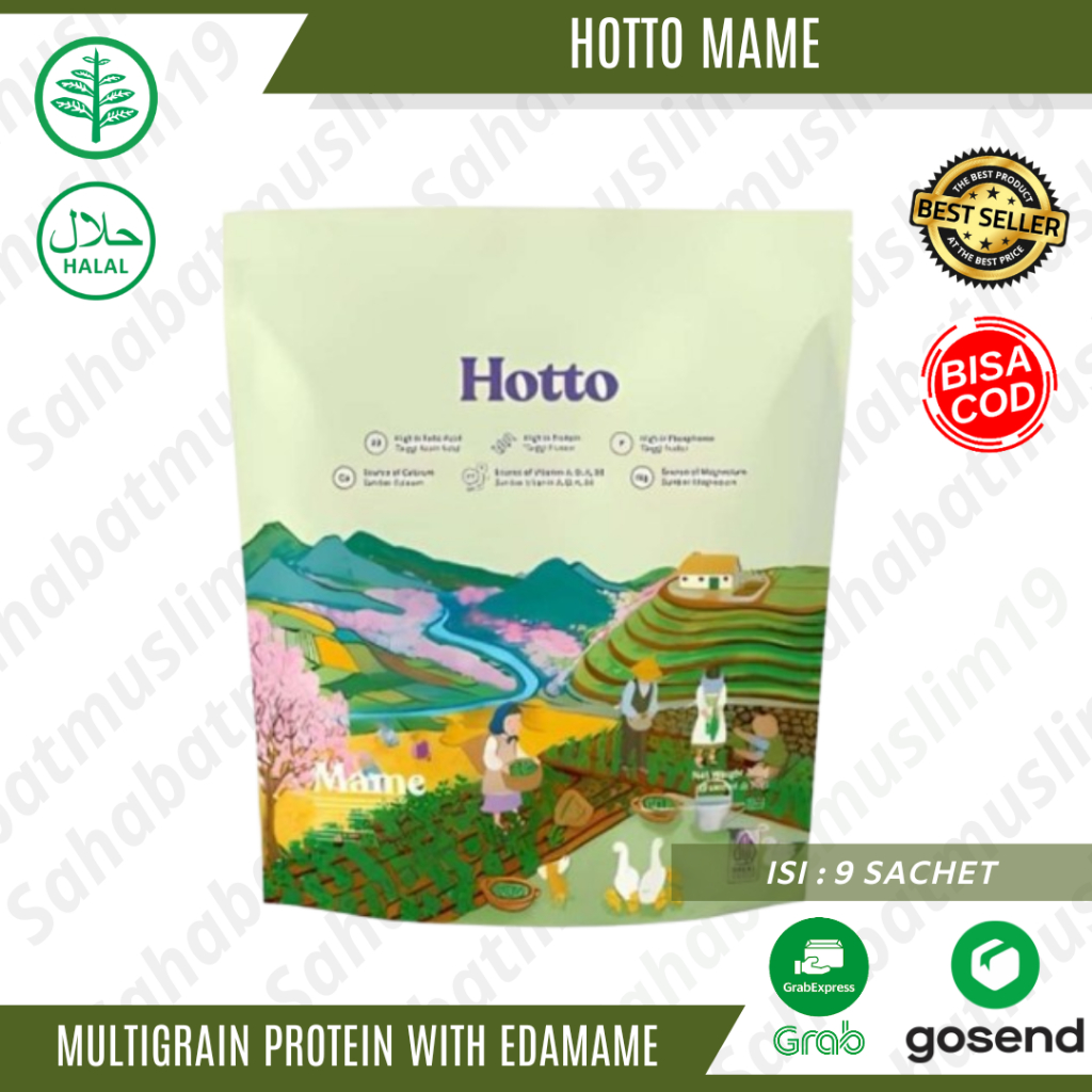 

Hotto Mame Sachet Multigrain Protein With Edamame Isi 12 Asli Original