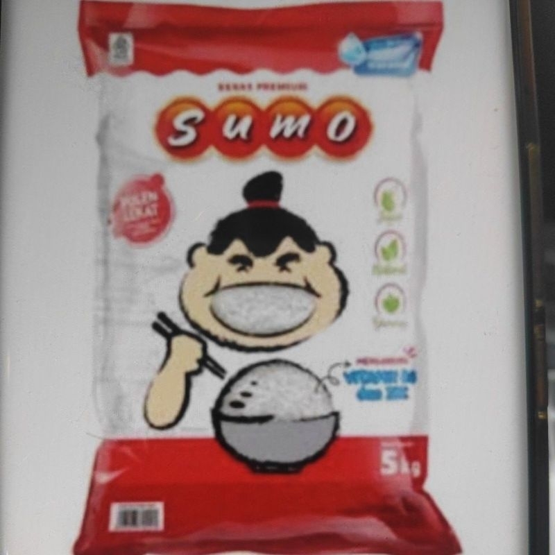 

Beras cap sumo 5 kg kemasan merah