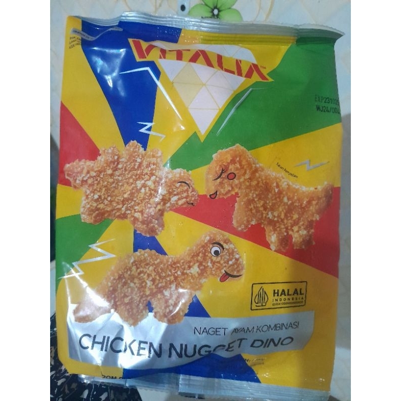 

Frozen Bandung Vitalia Nuget dinosaurus 350gr