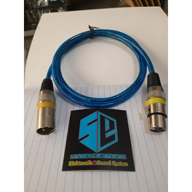 kabel input xlr jack canon to socket canon