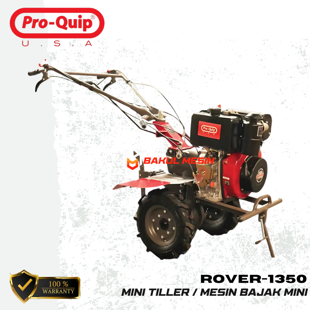 PROQUIP ROVER1350 Mesin bajak mini Cultivator Mini Traktor ROVER 1350